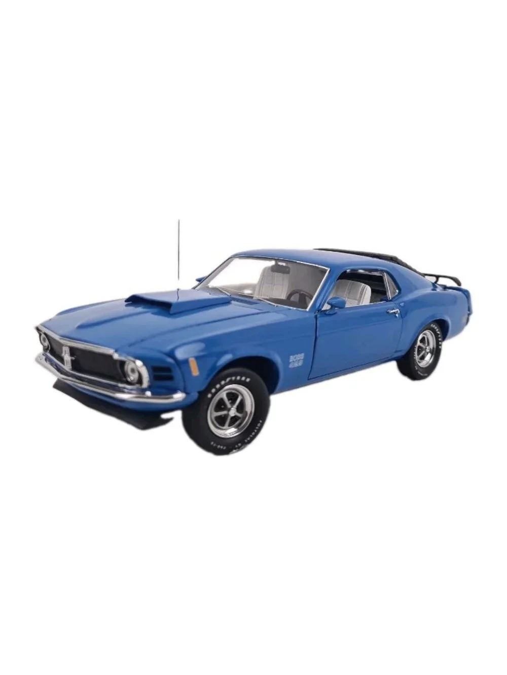 Franklin Mint Precision 1970 Ford Boss 429 Mustang Blue 1:24 DieCast B11WH07